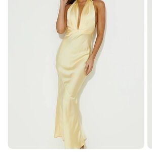 Hello Molly Backless Yellow Dress
